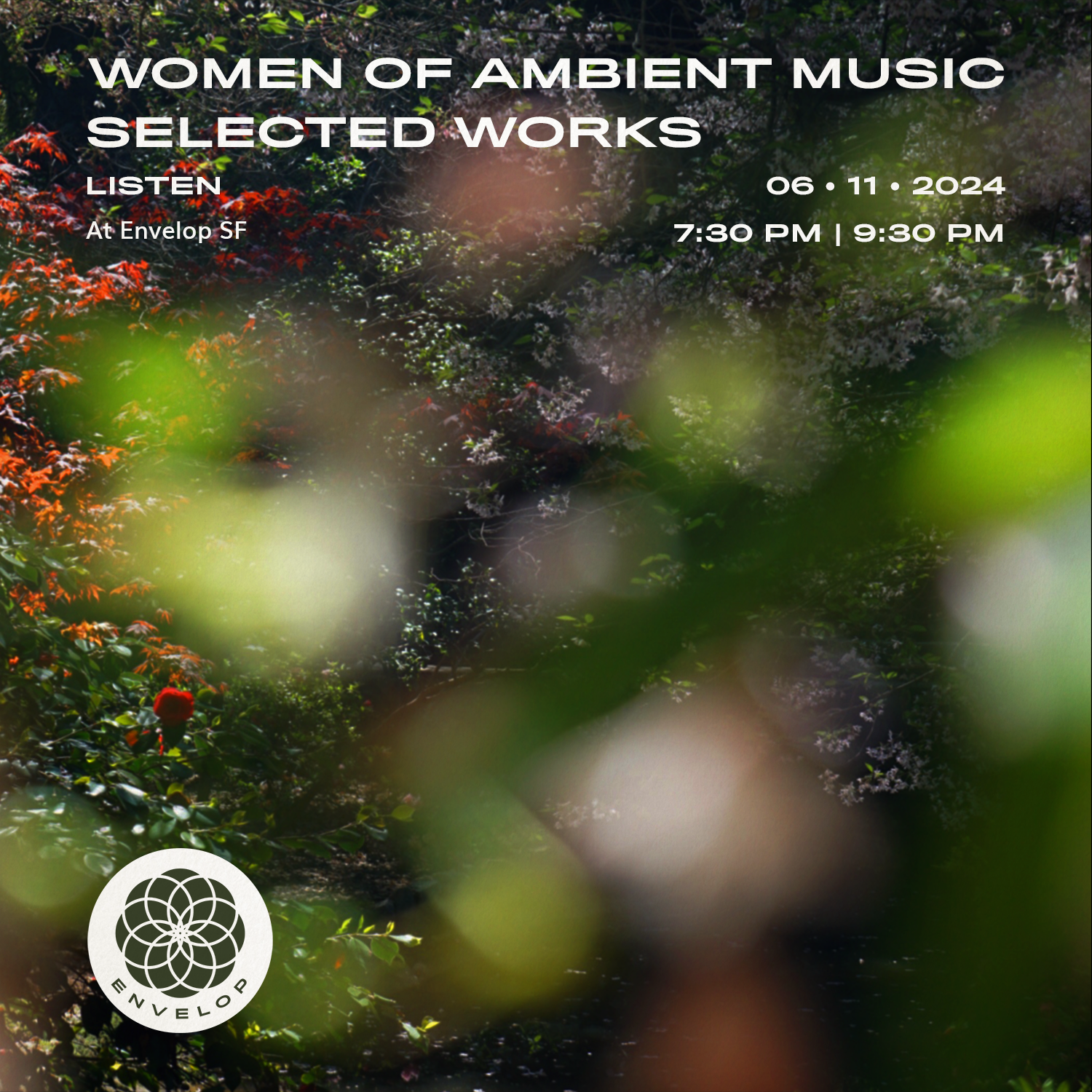 Event image for Women of Ambient Music - Selected Works : LISTEN