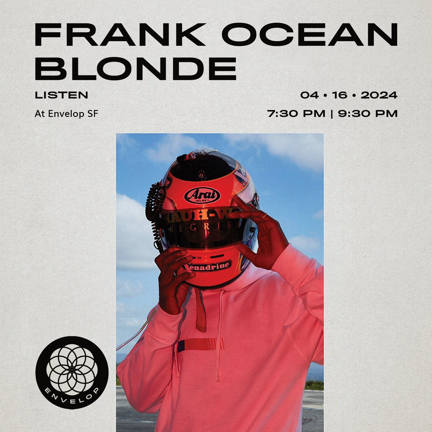 Event image for Frank Ocean - Blonde : LISTEN