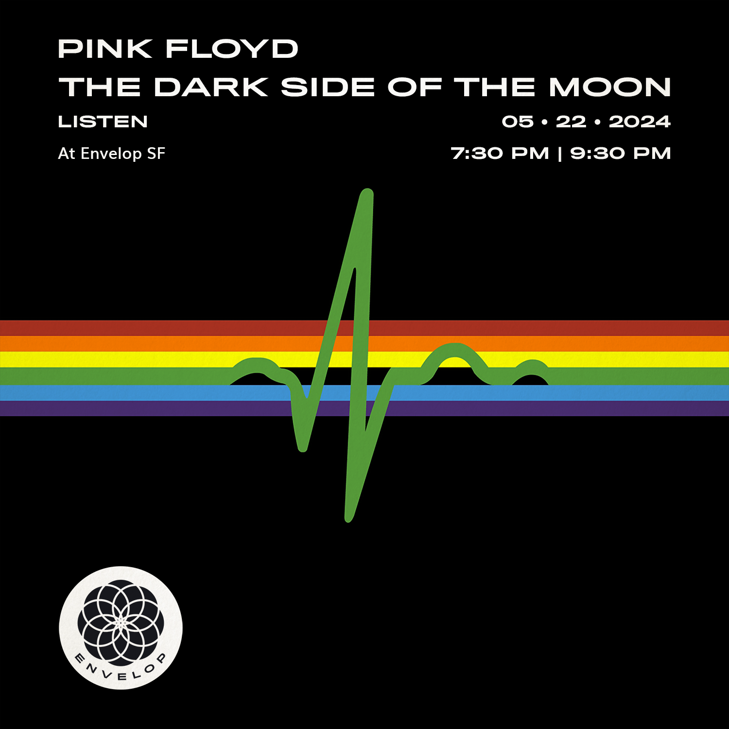Event image for Pink Floyd - The Dark Side of the Moon: LISTEN